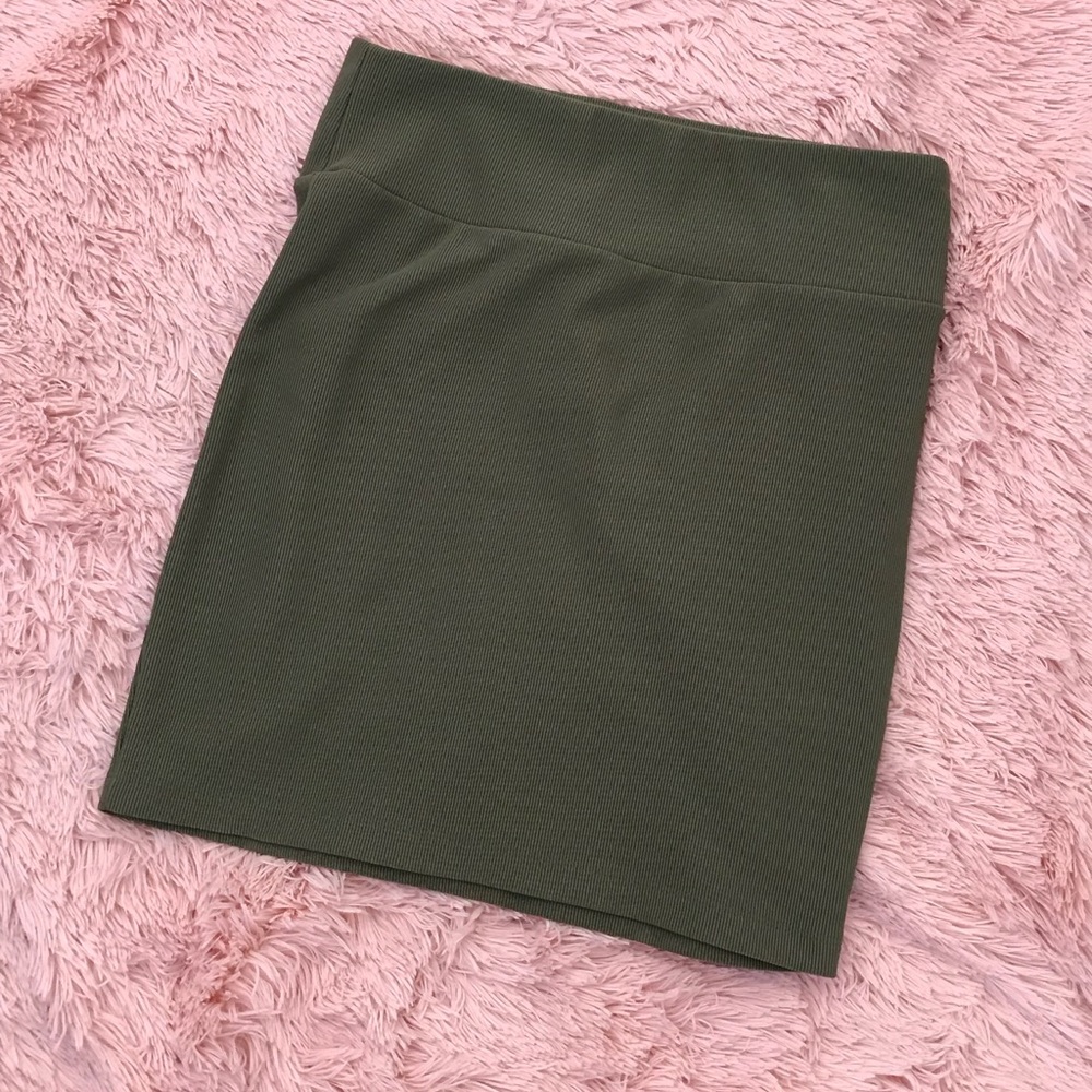Olive Green Forever 21 Skirt- L